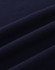 A close-up of navy cotton fabric with visible texture and stretch features, suitable for polo shirts.