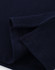 A navy ladies cotton stretch polo shirt, featuring folded sleeves and a smooth fabric texture. It has a logo.