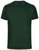 A green unisex cotton t-shirt with a classic crew neck and short sleeves. It features a logo on the label.