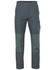 Heavy Duck Weave Dura-Wear Work Pant in dark green with additional paneling and cargo pockets. Features a logo.