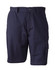 Lightweight semi-fitted cargo shorts in navy, featuring multiple pockets and a sturdy design. Includes a logo.