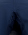 Unisex cotton stretch ripstop work pants in navy blue with a detailed view of the crotch area. Features a logo.