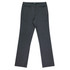 A pair of grey women's classic pants with a straight leg design, featuring front pockets and a waistband.