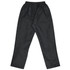 Black track pants with a relaxed fit and elastic waistband, featuring a logo. Perfect for casual wear or sport activities.