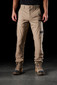 FXD stretch pants mens size 38 khaki branded workwear Australia front view professional uniform