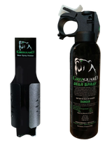 PSP GG1B  Bear Spray Range 30ft 7.90oz Black Spray Includes Holster
