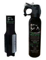 PSP GG1B  Bear Spray Range 30ft 7.90oz Black Spray Includes Holster
