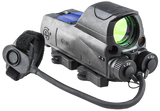 Meprolight USA 0687703 MOR PRO  Black 1 x 30 mm 2.2 MOA Dot/Bullseye Reticle Red & IR Laser