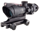 Trijicon TA31D100288 ACOG  Matte Black 4x32mm Illuminated Red Chevron .223/5.56 BDC Reticle