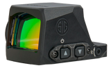 Sig Sauer Electro-Optics SORX1490 Romeo-X Enclosed Compact Black 1x24mm 6MOA Green Dot Reticle RX Footprint Mount