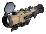 InfiRay Outdoor HYL50W RICO Hybird Thermal Black/Flat Dark Earth 3x 50mm Multi- 1 BDC/1 DIY/7 Static Reticle 8x Zoom 384x288, 12 Microns, 90 Hz Resolution
