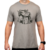 Magpul MAG1528-041-2XL Burro CVC  Stone Gray Heather Cotton/Polyester Short Sleeve 2XL