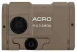 B&T Firearms AP200777FDE Aimpoint ACRO P-2 Flat Dark Earth 1x 3.5 MOA Red Dot Reticle