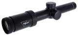 Trijicon 2700008 Huron  Satin Black 1-6x 24mm 30mm Tube BDC Hunter Holds Reticle