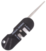 Cold Steel CSKS31SCDR 3-In-1 Knife Sharpener Black Carbide/Ceramic Sharpener, Coarse/Fine