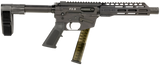 FREEDOM ORDNANCE FX9P8SBM FX-9  9mm Luger 31+1 8" Black Nitride Steel Barrel, M-LOK Handguards, Black Anodized Aluminum Picatinny Rail Receiver, Black SB Mini Brace, AR15 Grip