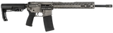 Black Rain Ordnance BROFUSIONTB Spec15 Fusion 5.56x45mm NATO 30+1 16", Titanium Battleworn, 12" M-LOK, MFT EPG16 Grip/Minimalist Stock
