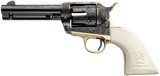 Pietta GW357DMH434NMAE Great Western II Deadman's Hand 357 Mag 6rd 4.75" Blued Octagon Steel Barrel & Cylinder, Color Case Hardened Steel Frame, White Polymer w/Aces & Eights Grip, Exposed Hammer