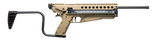 Kel-Tec R50TAN R50  5.7x28mm 50+1 16.10" Threaded Barrel, Tan Receiver & Polymer Grip, Side-Folding Stock, Adjustable Sights, QD Sling Mount
