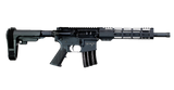 Alexander Arms PHI50ST Highlander  50 Beowulf 7+1 12" Black Fluted Threaded Barrel, Black Anodized Picatinny Rail Receiver, SB Tactical SBA3 Brace, Black Ergo Grip