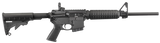 Ruger 8502 AR-556 *State Compliant 5.56x45mm NATO 10+1 16.10" Heavy Contour Barrel, Black Hard Coat Anodized 7075-T6 Aluminum Forgings, Fixed M4-Style Stock With Mil-Spec Buffer Tube, Optics Ready