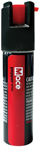 Mace 60010 Twist Lock Pepper Spray OC Pepper 15 Bursts Range 10 ft 0.75 oz Black