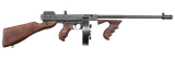 Thompson T1D 1927A-1 Deluxe 45 ACP Caliber with 16.50" Barrel, 10+1 Capacity (Drum), Blued Metal Finish, American Walnut Stock Wood Grip Right Hand