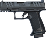 Walther Arms 4796040 PDP F-Series Pro 9mm Luger 18+1 4" Black Steel Barrel, Black Serrated/Optic Ready Steel Slide, Black Polymer Frame w/Picatinny Rail, Medium Backstrap Grip