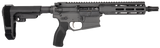 Cobalt Kinetics CKPROLITE30075CHARCOAL Pro Lite  300 Blackout 30+1 7.50" Black Melonite Barrel, Charcoal Aluminum Receiver w/Picatinny Rail, Black Polymer SB Tactical SBA3 Brace, Black Polymer Grip