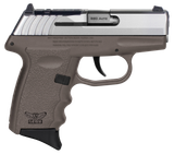 SCCY Industries CPX3TTDERDRG3 CPX-3 RD 380 ACP 10+1 2.96" Flat Dark Earth Polymer/Serrated Stainless Steel Slide/Finger Grooved FDE Polymer Grip