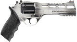 Chiappa Firearms 340334 Rhino 60DS Limited Edition 357 Mag 6 Shot 6" Stormhunter (White) Steel Vent Rib Barrel, Cylinder & Aluminum Frame, Black Walnut Grip, Hammer Safety