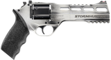 Chiappa Firearms 340334 Rhino 60DS Limited Edition 357 Mag 6 Shot 6" Stormhunter (White) Steel Vent Rib Barrel, Cylinder & Aluminum Frame, Black Walnut Grip, Hammer Safety
