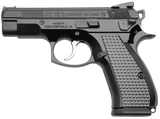 Cz Custom Shop 91048 CZ 75 D PCR Compact Frame 9mm Luger 15+1 3.90" Steel Barrel Black, Serrated Black Slide, Polycoat Aluminum Frame w/Beavertail, Black Checkered Aluminum Grip
