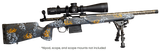 Horizon Firearms RF010A501614C18 Venatic Carbon 7mm Back Country 16" Fluted Threaded Barrel, Drilled & Tapped Receiver, Arca Rail Forend, Iota EKO Carbon Fiber Stock
