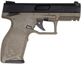 Taurus 1-TX22141O TX22  Full Size Frame 22 LR 16+1 4.10" Matte Black Threaded Barrel, Matte Black Serrated Slide, OD Green Polymer Frame w/Picatinny Rail, Textured Grip