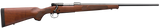 Winchester Guns 535200226 Model 70 Featherweight 270 Win 5+1 Cap 22" Brushed Polish Blued Rec/Barrel Satin Walnut Fixed with Feather Checkering Stock Right Hand with MOA Trigger System (Full Size)