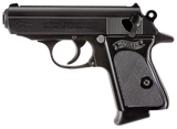 Walther Arms 4796023 PPK/S  32 ACP 7+1 3.30" Black Steel Barrel, Black Serrated Steel Slide, Steel Frame w/Beavertail, Textured Polymer Grip