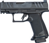 Walther Arms 4796042 PDP F-Series Pro 9mm Luger 18+1 3.50" Black Steel Barrel, Black Serrated/Optic Ready Steel Slide, Black Polymer Frame w/Picatinny Rail, Medium Backstrap Grip