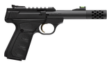 Browning 051594490 Buck Mark Micro Bull SR 22 LR 10+1 4" Matte Black Threaded Bull Barrel, Matte Black Optic Ready/Serrated Slide, Matte Black Aluminum Frame, Picatinny Rail, Black Overmolded URX Grip