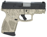 Taurus 1-G3C931-SP3 G3c  9mm Luger Caliber with 3.20" Barrel, 12+1 Capacity, Matte Black Tenifer Steel Slide, & Flat Dark Earth with Black Splatter Polymer Frame/Grip Includes 3 Mags