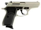 Bersa T22NKL Thunder  Micro-Compact Frame 22 LR 10+1 3.50" Nickel Steel Barrel, Nickel Cerakote Serrated Slide & Aluminum Frame w/Beavertail Black Textured Polymer Grip