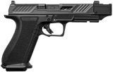 Shadow Systems SS2240CA DR920P Elite 9mm 10+1 Black Black Nitride Optic Cut/Serrated/Window Cut Stainless Steel Slide Black Black Interchangeable Backstrap Grip *CA Compliant