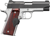 Kimber Mfg, Inc 3200333 Pro Carry II  9mm Luger 9+1 4" Stainless Match Grade Barrel, Matte Black Brushed Serrated Steel Slide, Satin Silver Aluminum Frame w/Beavertail, Rosewood Grip