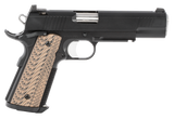 Dan Wesson 01814 Specialist  10mm Auto 8+1 5" Stainless Steel Barrel, Black Duty Serrated Steel Slide, Frame w/Beavertail & Picatinny Rail, Black/Brown G10 Grip, Ambidextrous