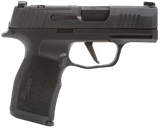 Sig Sauer 365X9BXR3PMS P365X  Micro-Compact 9mm Luger 12+1, 3.10" Black Steel Barrel, Black Nitron Optic Ready/Serrated Stainless Steel Slide, Black Stainless Steel Frame w/Beavertail & Picatinny Rail