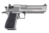 Magnum Research DE44SRMB Desert Eagle Mark XIX 44 Rem Mag 6" with Muzzle Brake 7+1 Overall Stainless Steel Black Polymer Grip