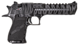 Magnum Research DE50BTS Desert Eagle Mark XIX 50 AE 6" 7+1 Black Carbon Steel with Tiger Stripes Frame & Slide Black Polymer Grip