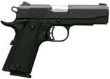 Browning 051905492 1911-380 Black Label Compact 380 ACP 8+1 3.63" Target Crown Barrel, Matte Black Serrated  Stainless Steel Slide & Polymer Frame w/Beavertail, Black Polymer Grips
