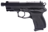 Bersa TPR9CMX TPRCX  Compact Frame 9mm Luger 13+1, 4.10" Black Steel Threaded Barrel, Matte Black Serrated Steel Slide & Aluminum Frame w/Beavertail, Ambidextrous