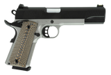 SDS Imports 10100803 1911 D10 FO 10mm 8+1 5" Black Cerakote Stainless Steel Slide Tan/black G10 Grip